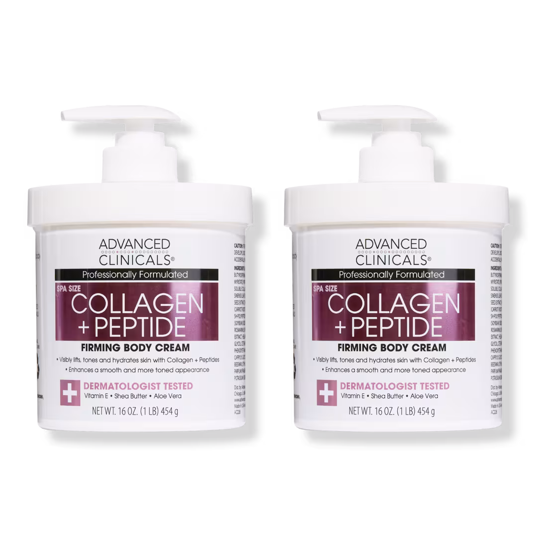 Advanced Clinicals  Collagen + Peptide Firming Body Cream