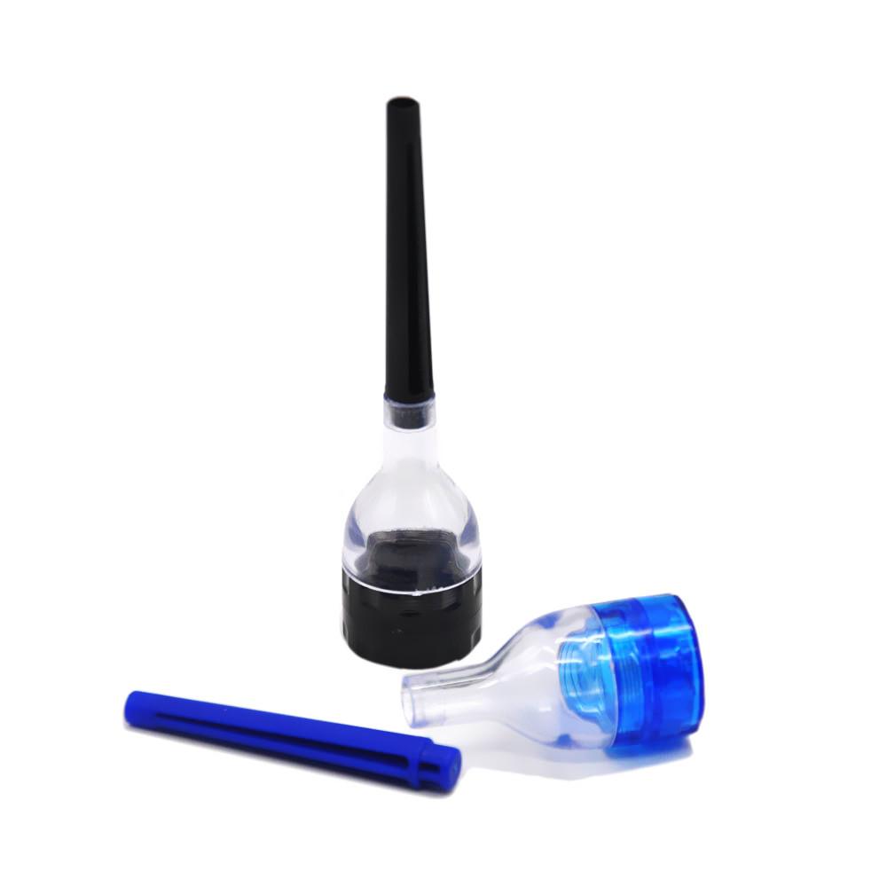 Acrylic Funnel Herb Grinder w/ Roll Tube