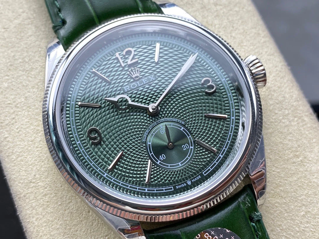 Rolex Watch Perpetual 39mm Silver Green Dial