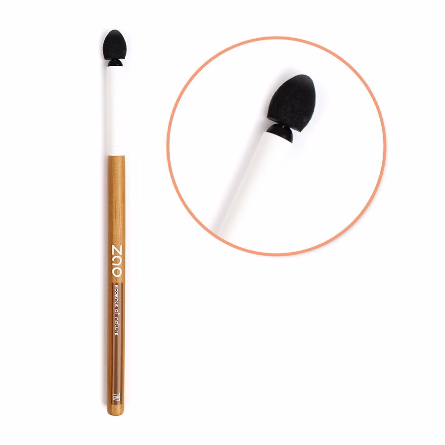 Bamboo Sponge Brush with 4 s