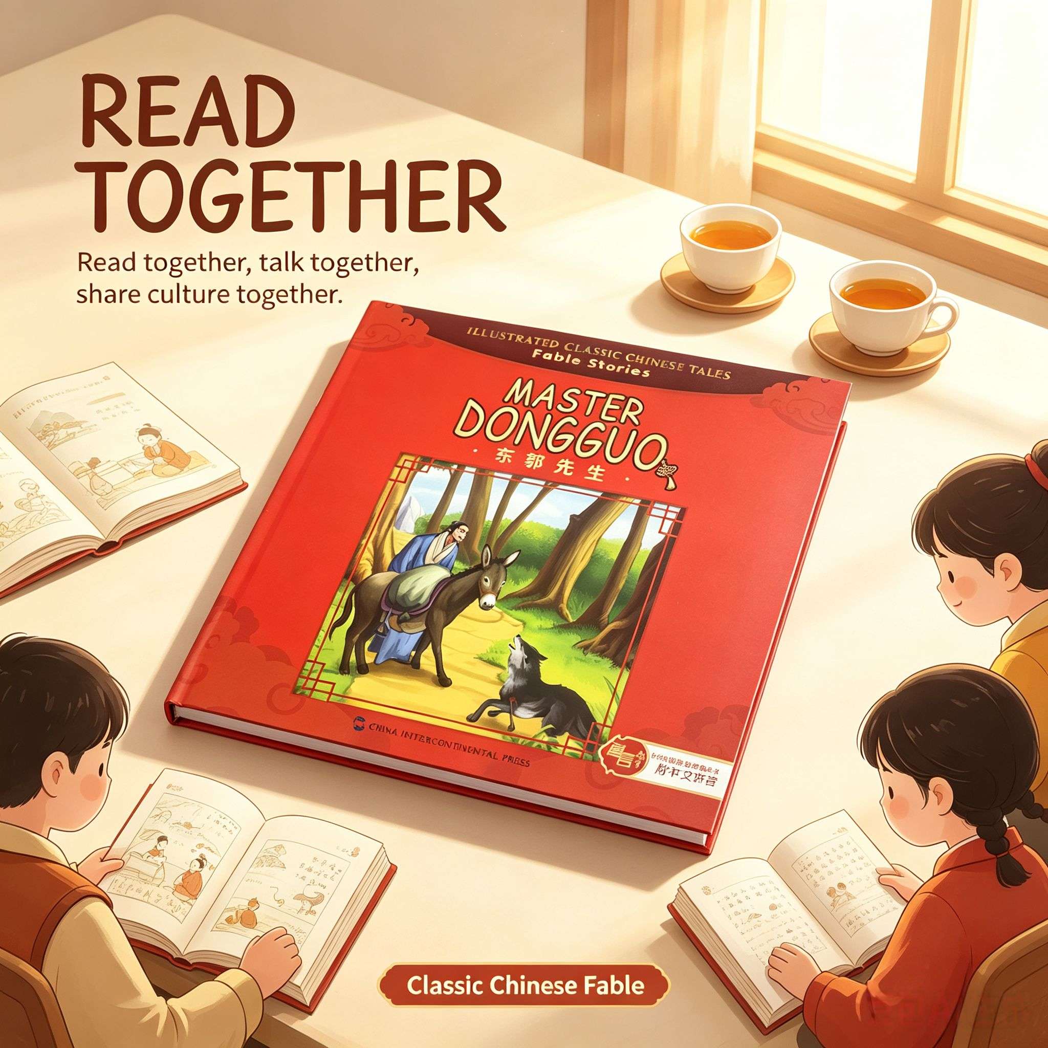 Master Dongguo: A Chinese Fable (English-Chinese Bilingual Edition with Pinyin)