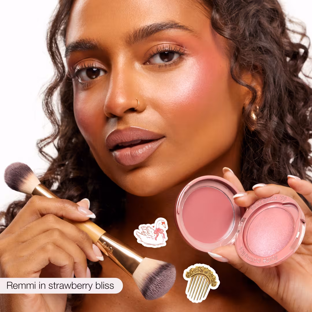 Tarte  Double-Ended Cream & Powder Cheek Brush