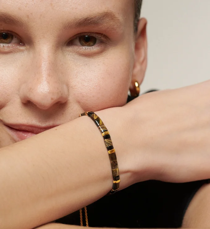Delphi Multi Gemstone Friendship Bracelet