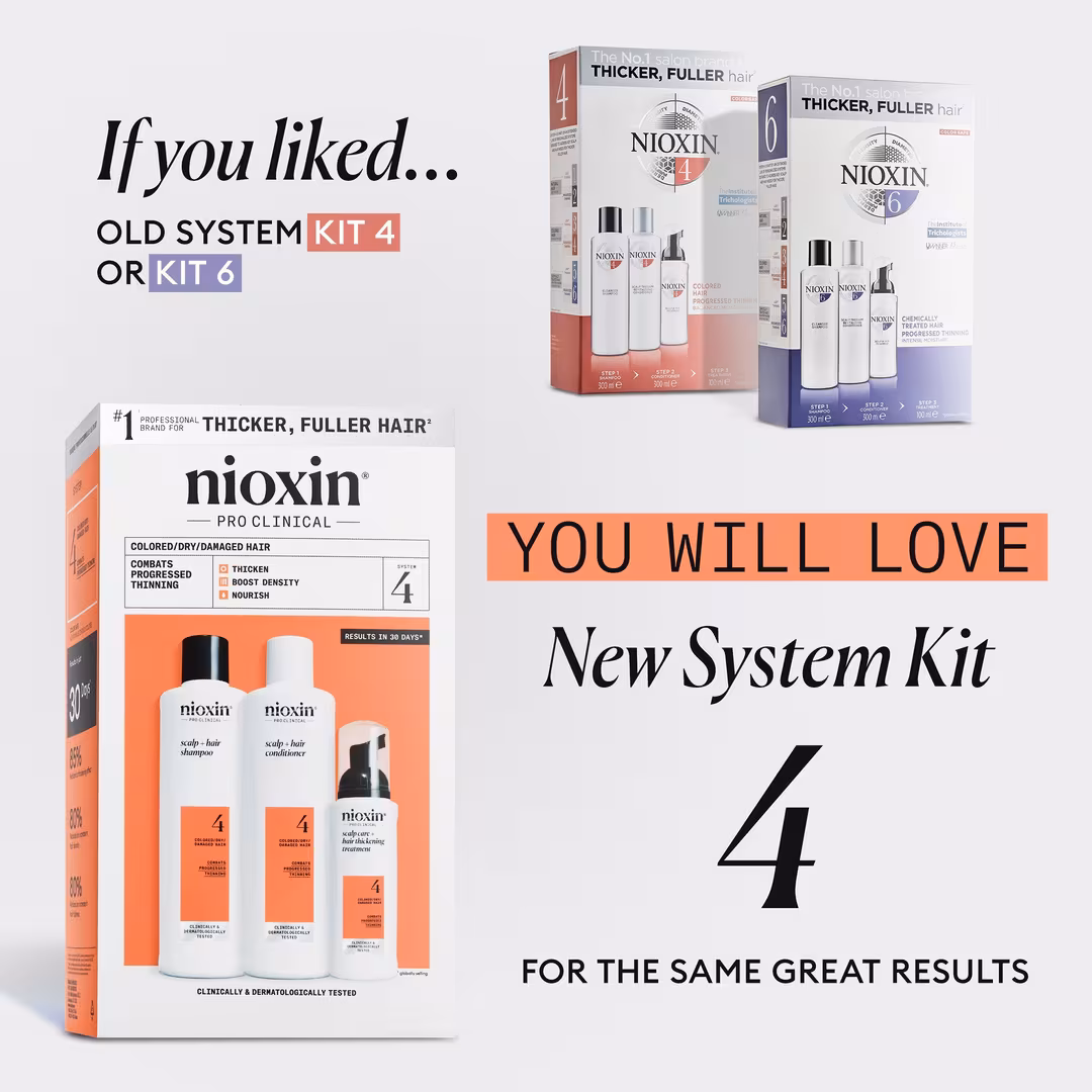 Nioxin  Scalp + Hair Thickening System 4 Kit