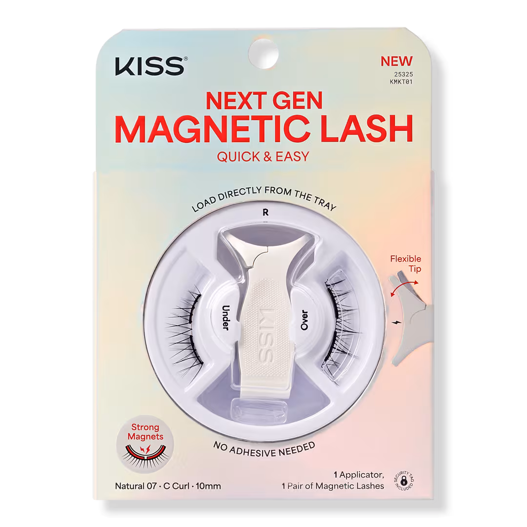 Kiss  Next Gen Magnetic Eyelashes Kit with Applicator