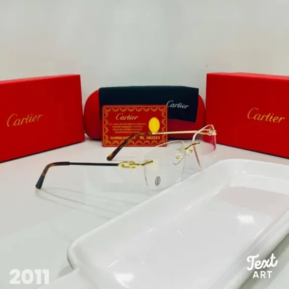 Cartier rimless eyglasses