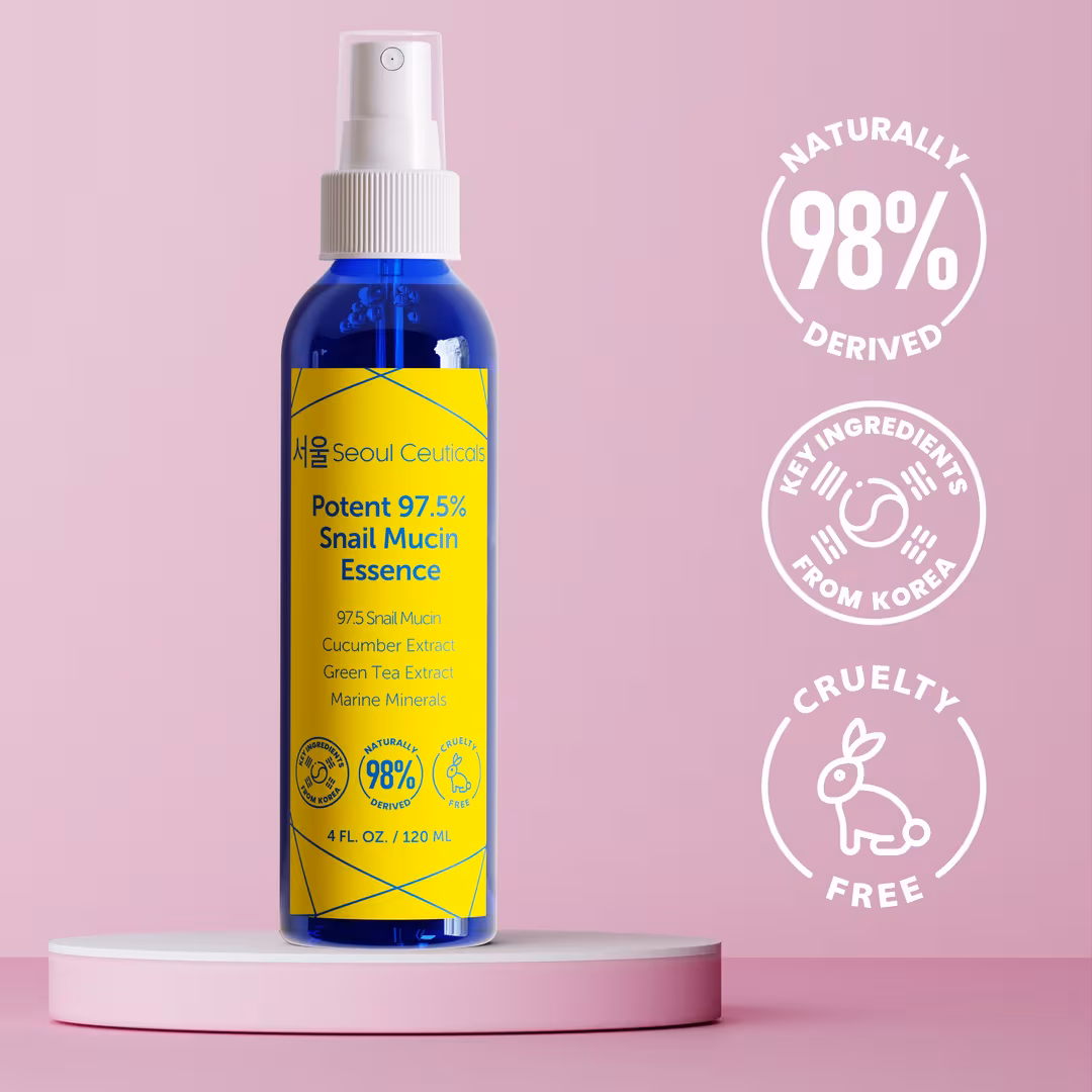 Seoul Ceuticals  Korean Skin Care Potent 97.5% Snail Mucin Essence