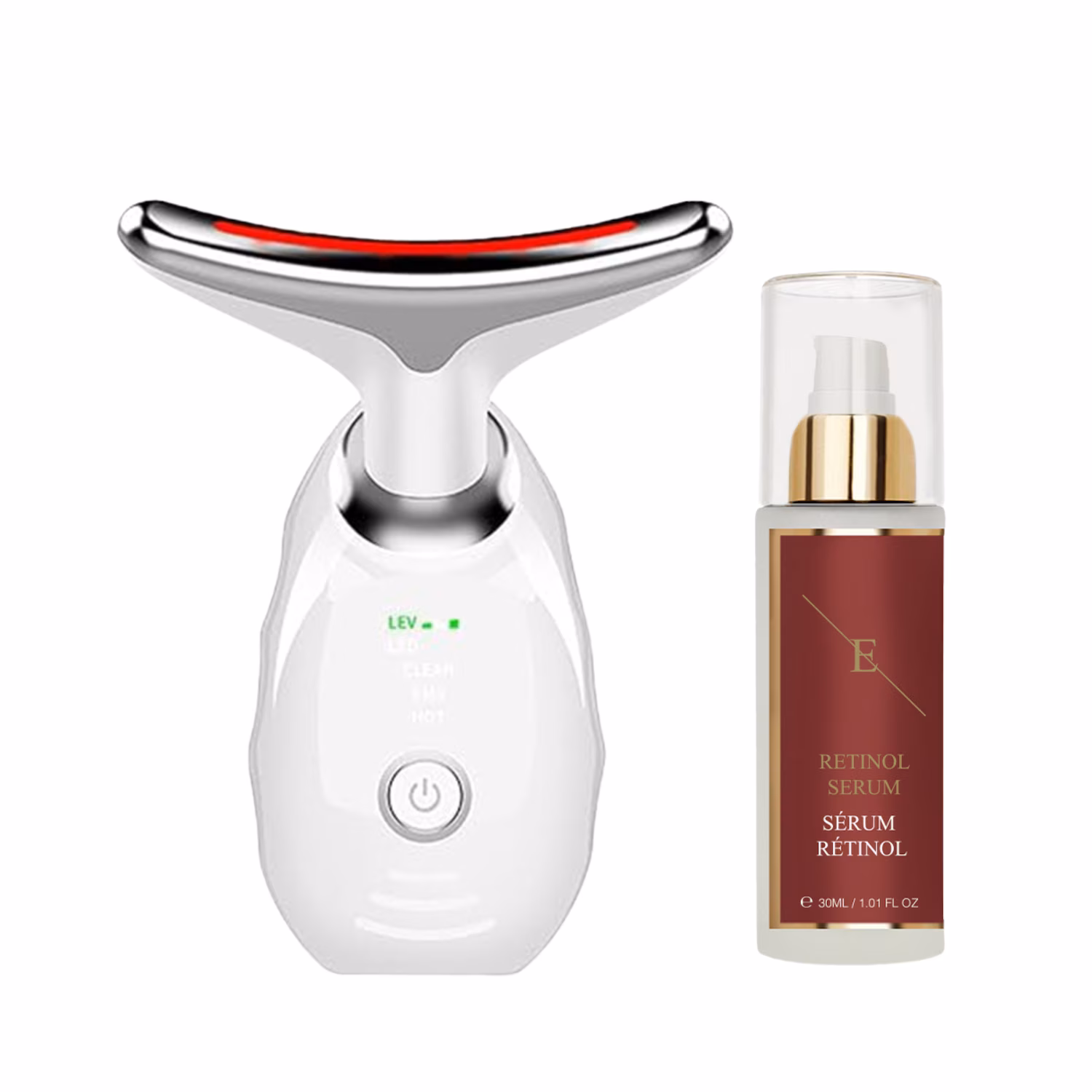 Gesichts Hals Massagegerät Duo Retinol