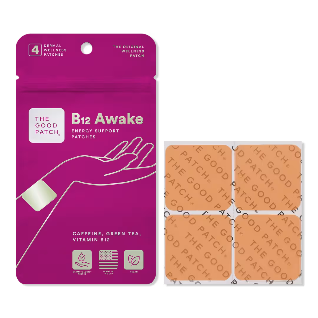The Good Patch  B12 Awake Energy Support Patches with Caffeine & Vitamin B12