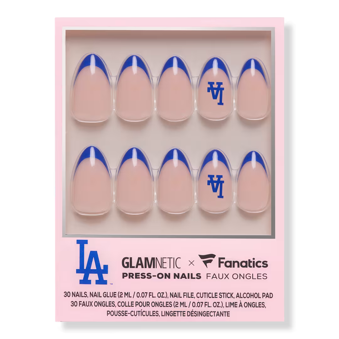 Glamnetic x Fanatics Nail  Los Angeles Dodgers Press-On Nails