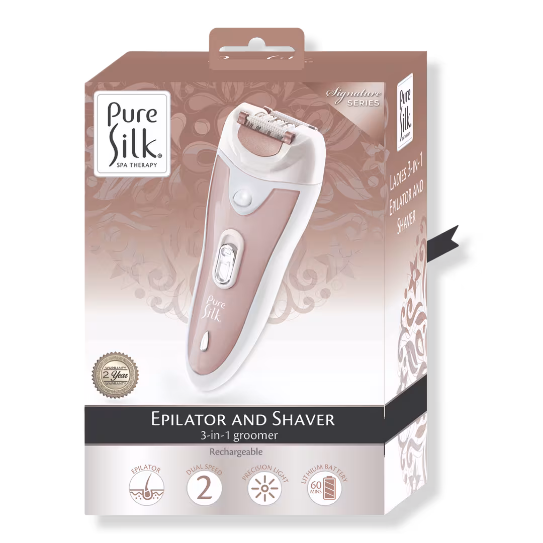 Pure Silk  3-in-1 Epilator & Shaver