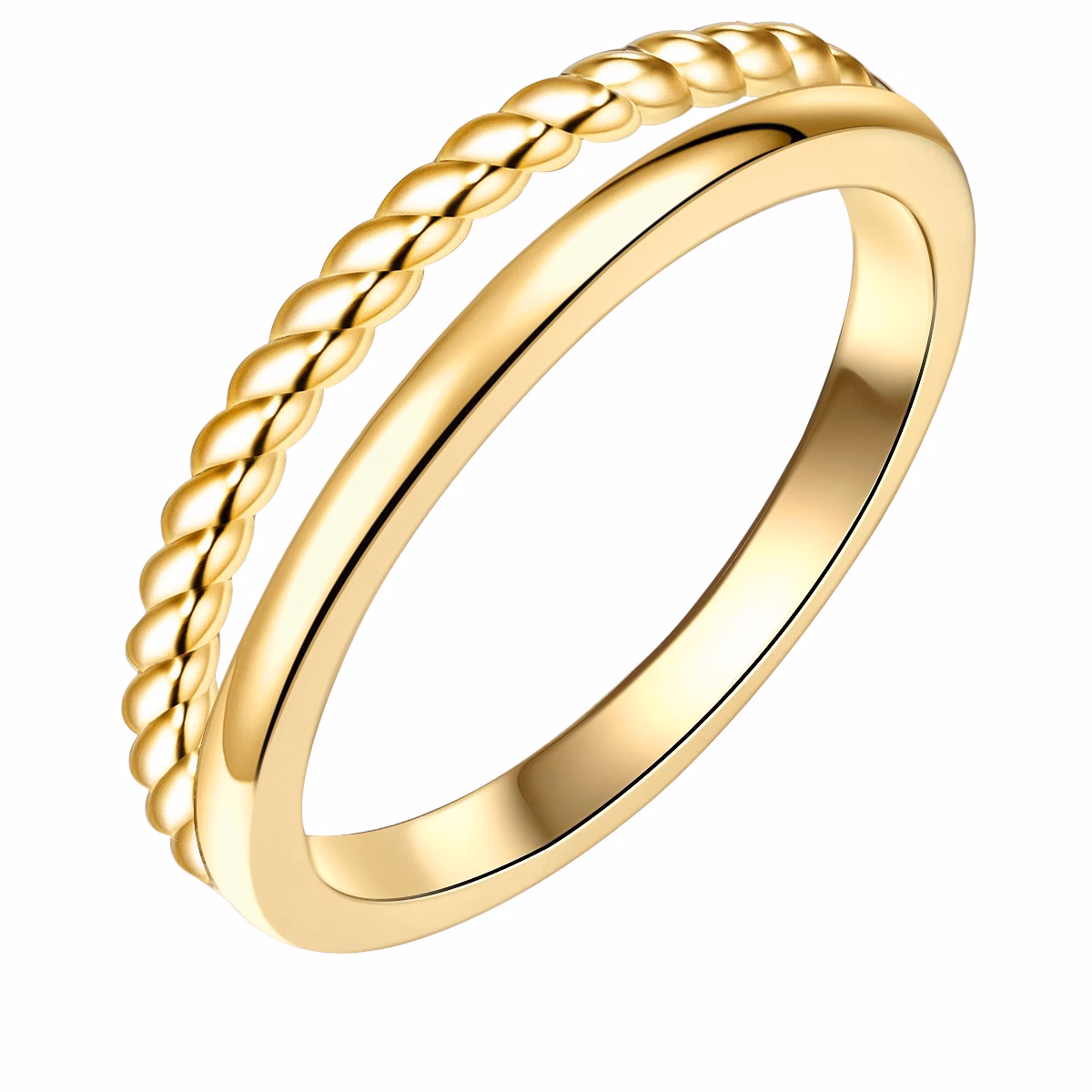 Ring Sterling Silber in Gelbgold