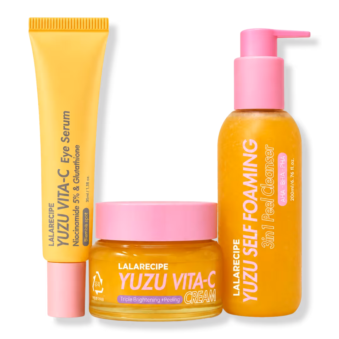 LALARECIPE  Yuzu Complete Brightening Routine