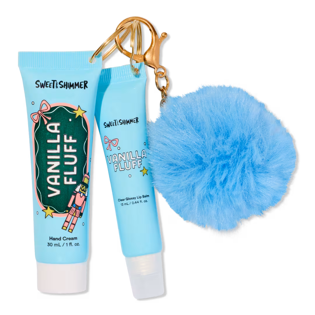 Sweet & Shimmer  Vanilla Fluff Lip & Hand Keychain