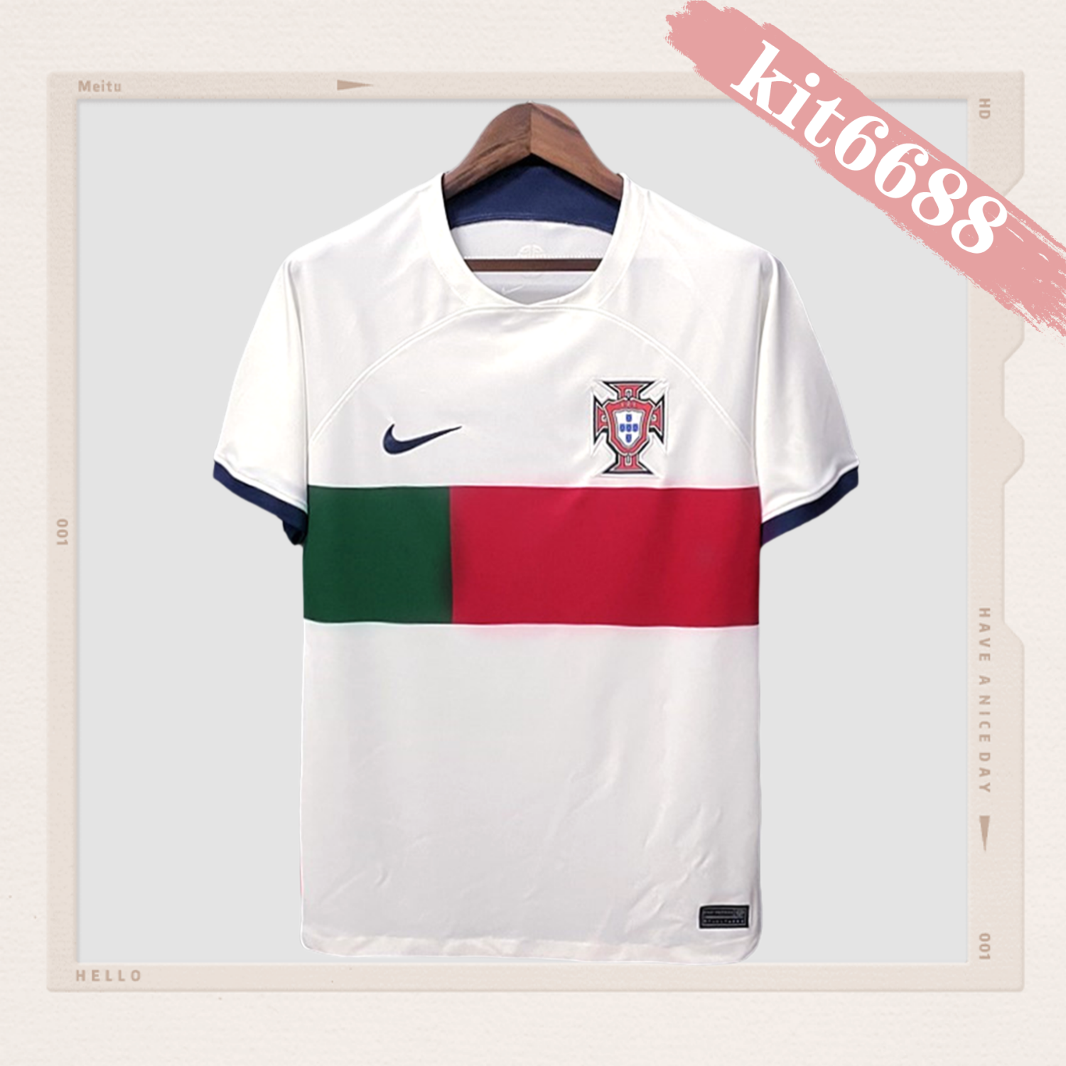 2022 Portugal Away Football Shirt （Fan Edition）