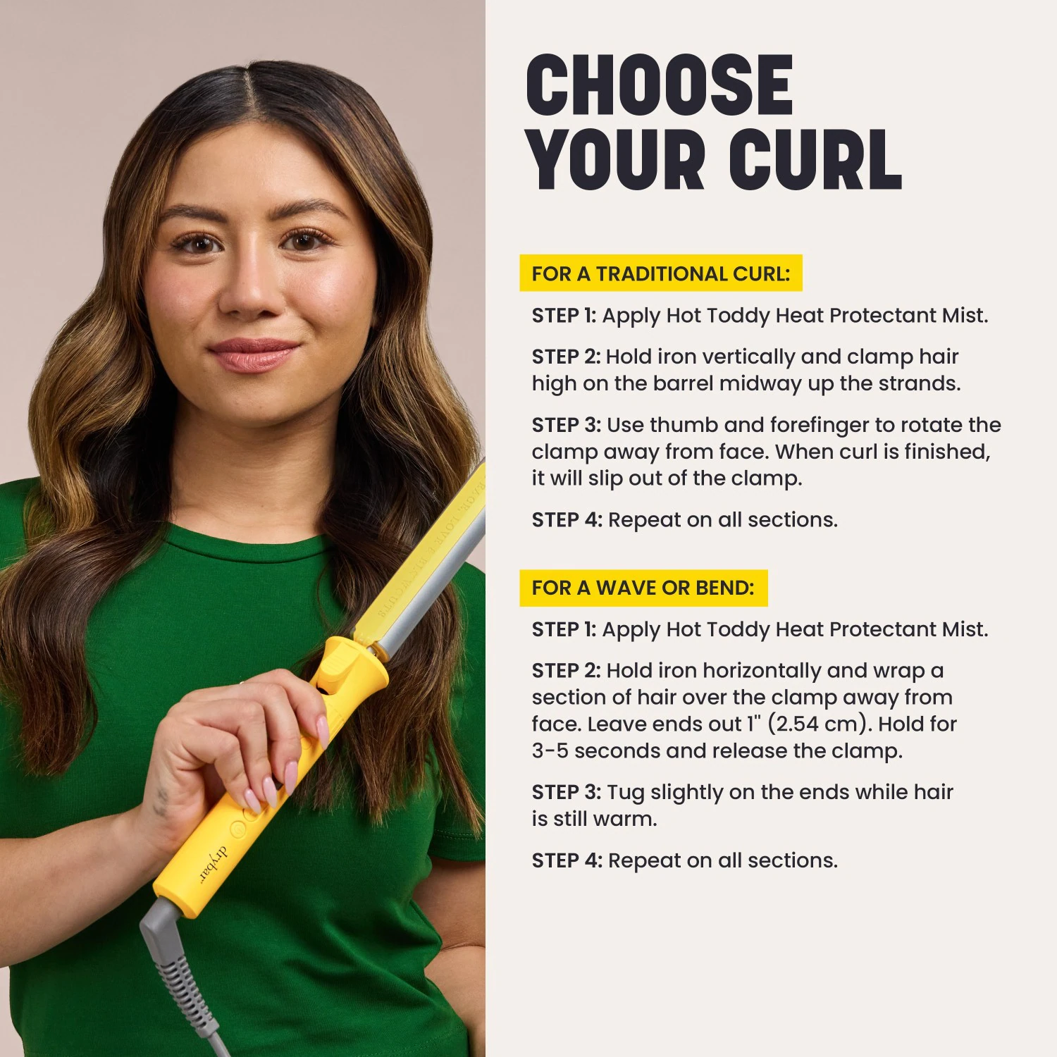 The 3-Day Bender Digital Curling Iron 3.17 cm