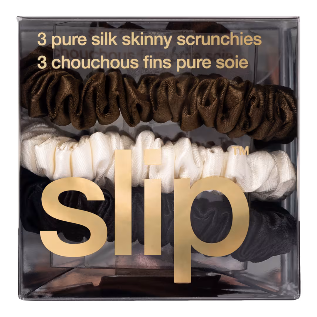 Slip  Pure Silk Skinny Scrunchie Trio