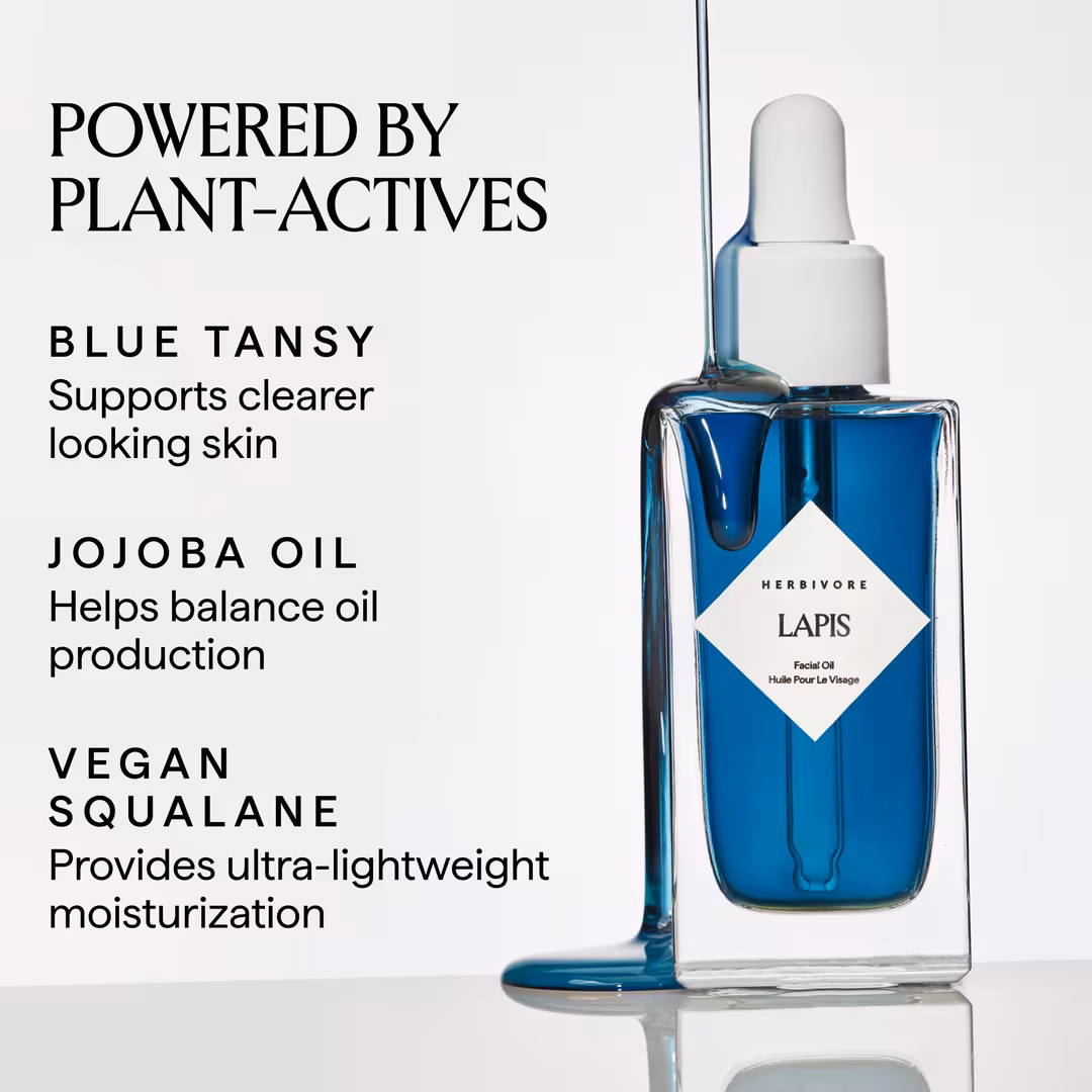 HERBIVORE  LAPIS Blue Tansy + Squalane Balancing Facial Oil