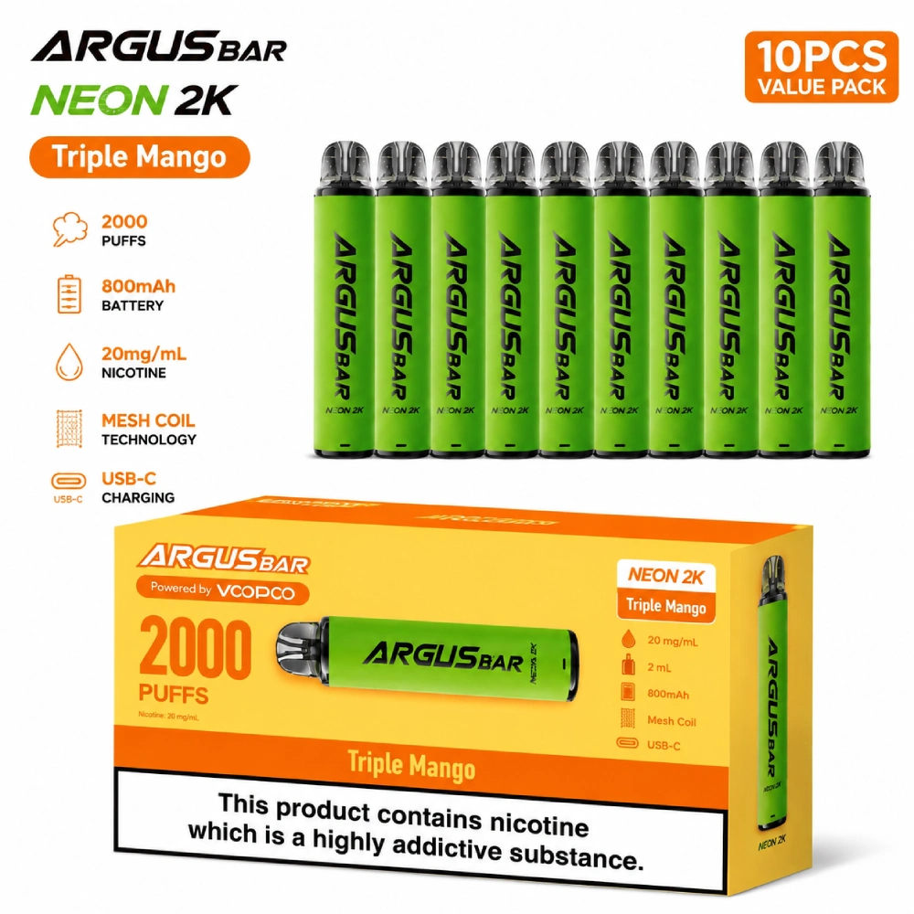 10Pcs Argusbar Neon 2K 2% 5mL