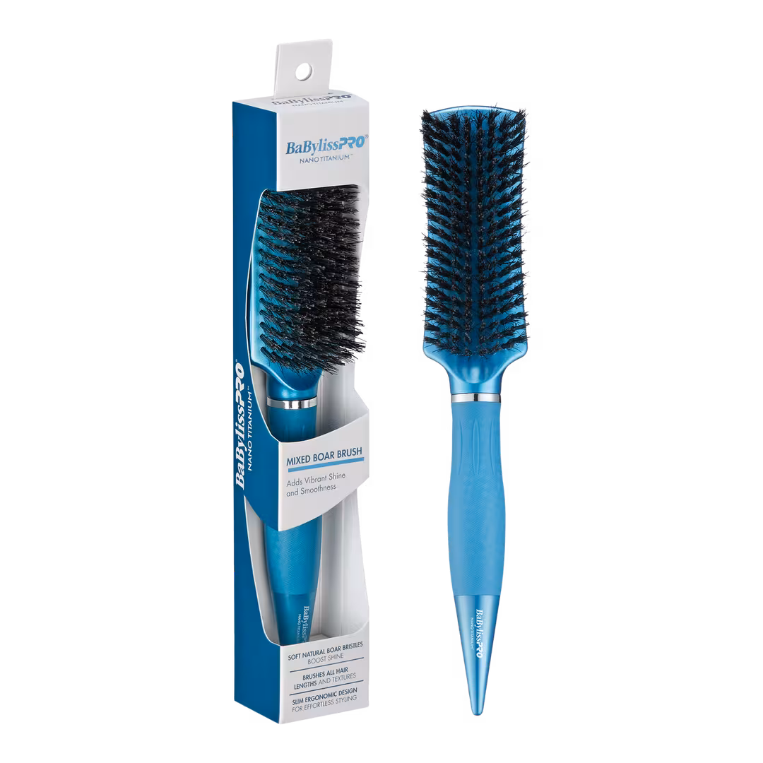 BaBylissPRO  Nano Titanium Mixed Boar Bristle Brush