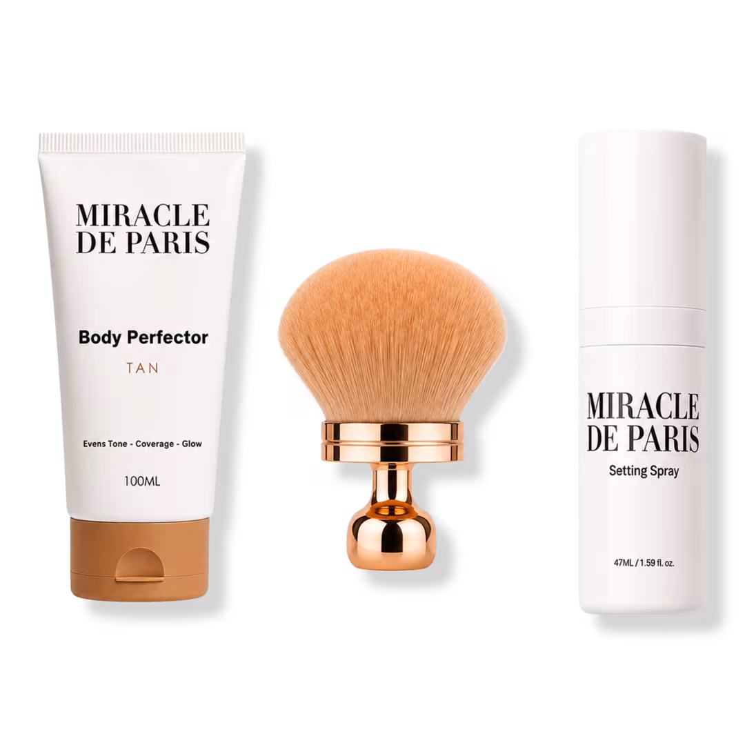 Miracle de Paris  Body Perfector, Body Brush + Setting Spray - Bundle