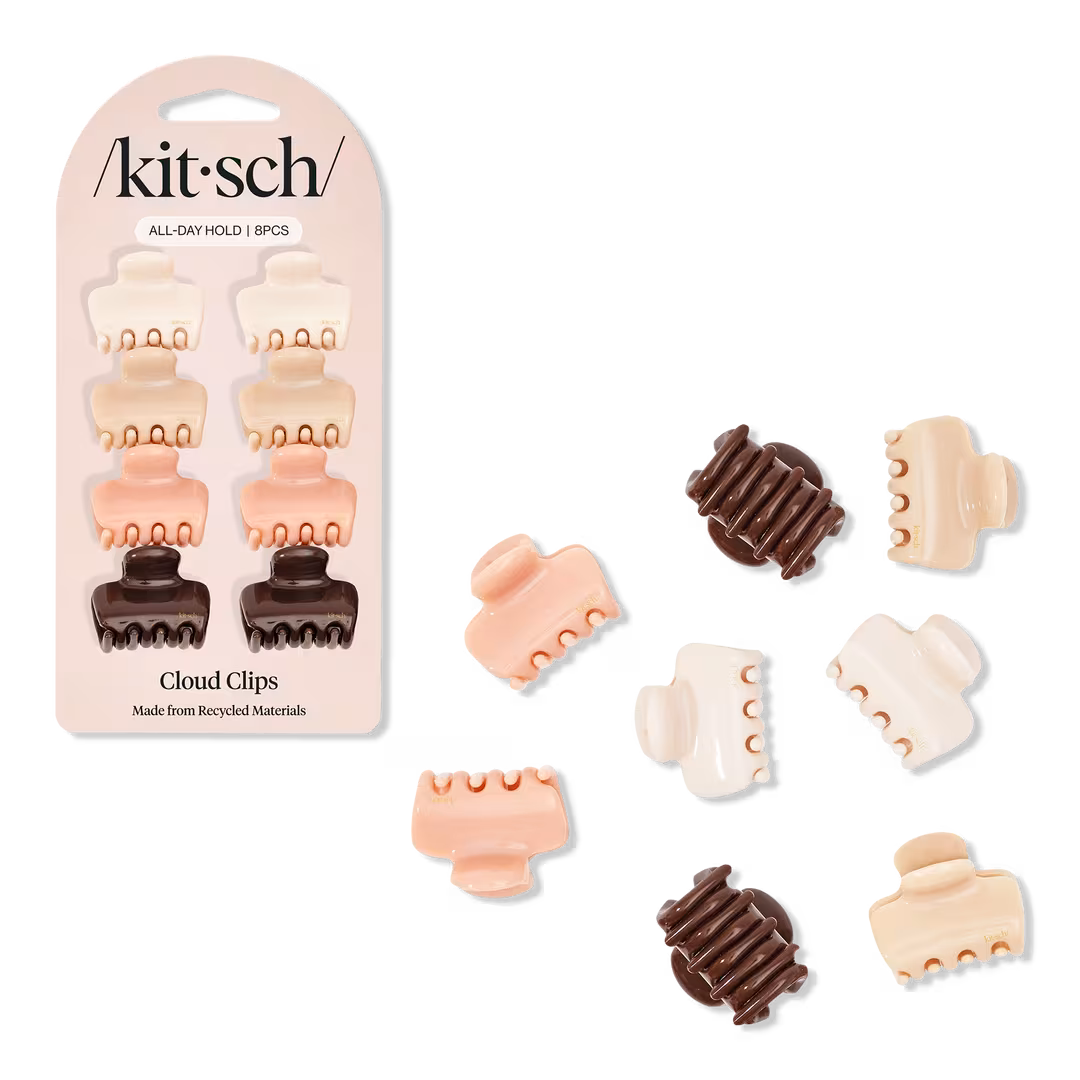 Kitsch  Recycled Plastic Mini Puffy Claw Clips