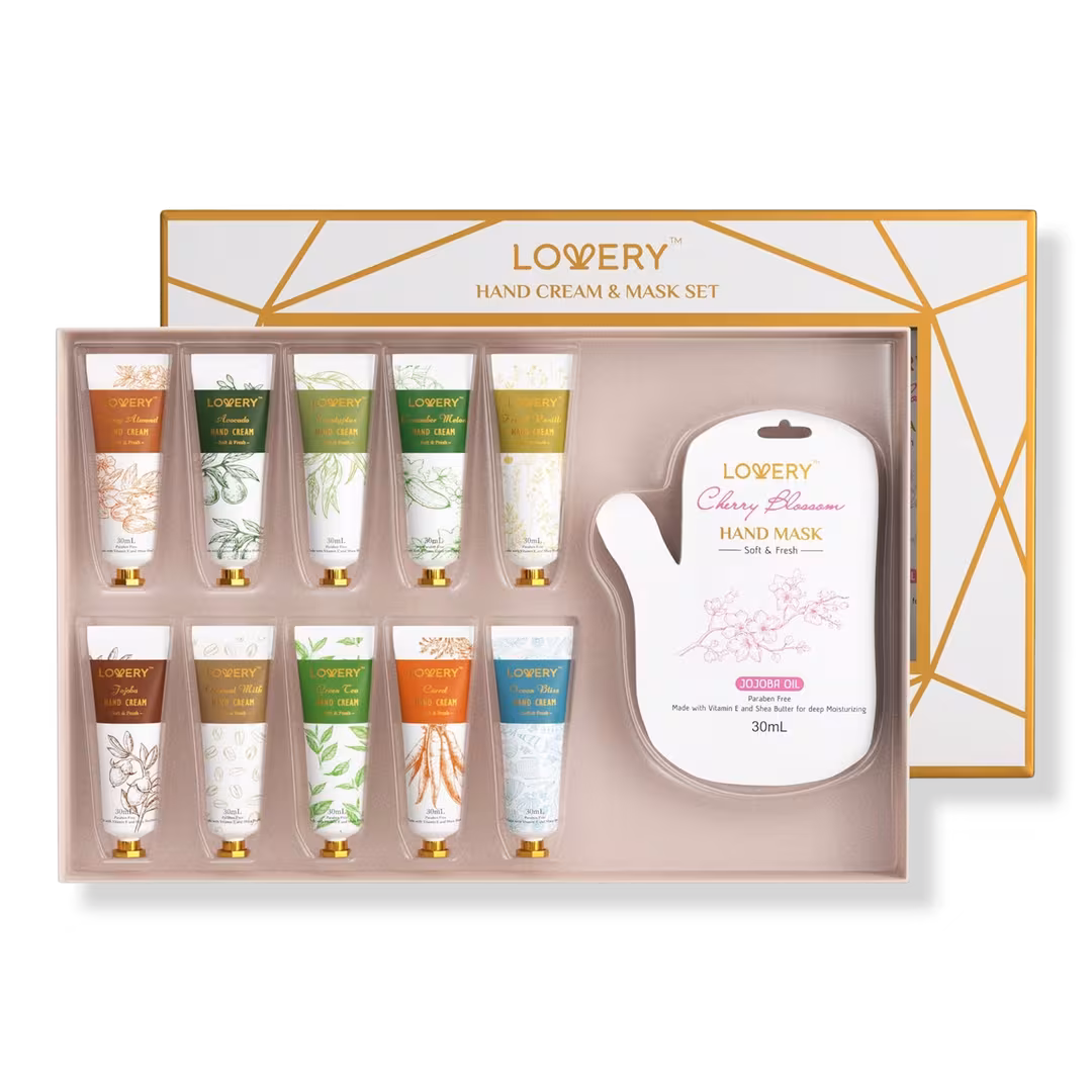 Lovery  Hand Cream and Hand Mask Gift Set