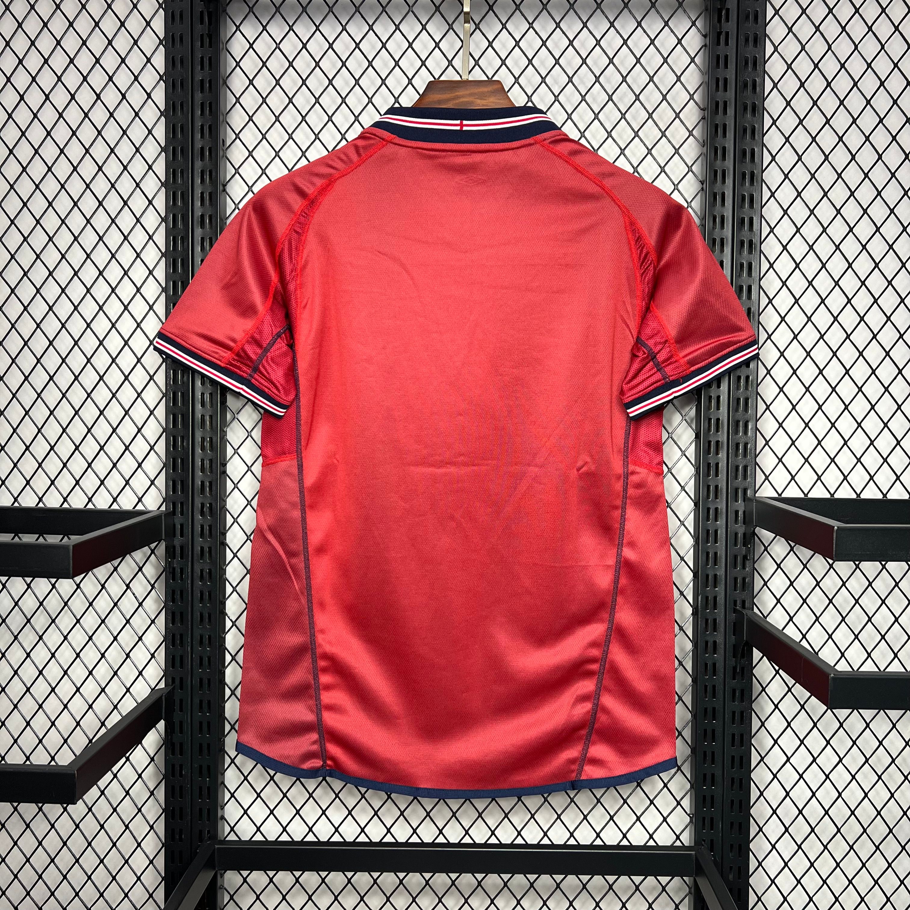 2002 England Away Retro Football Shirt