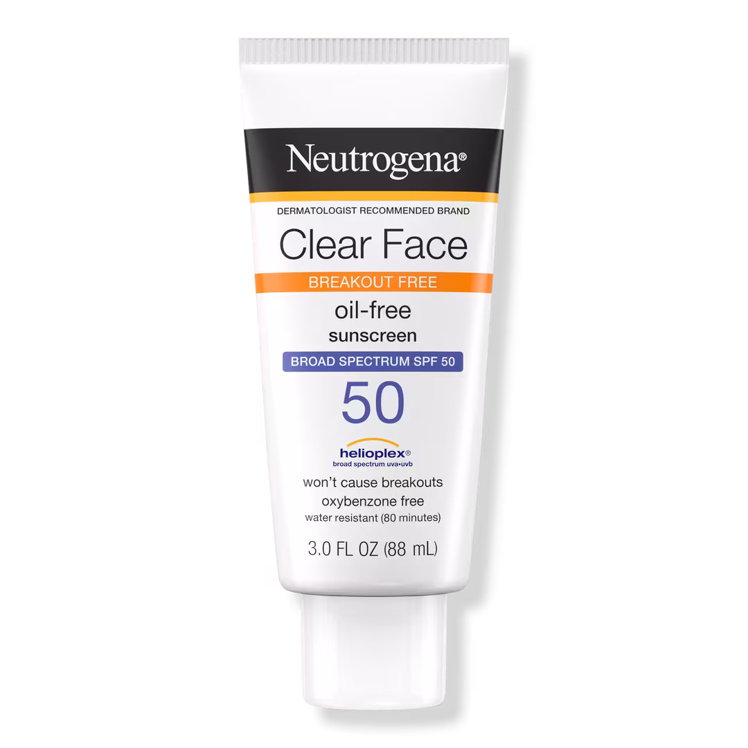 Neutrogena  Clear Face Oil-Free Sunscreen SPF 50