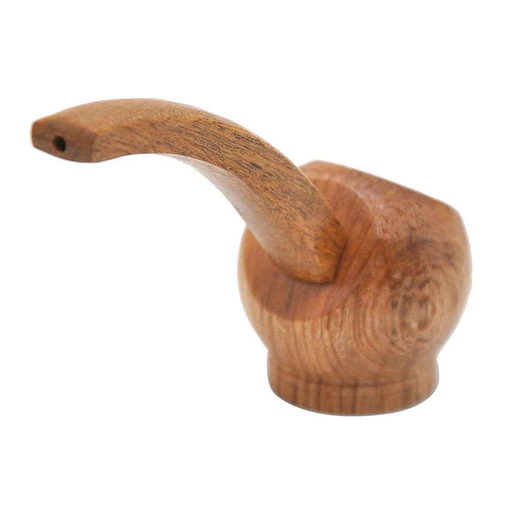 Curved Handle Wooden Pipe