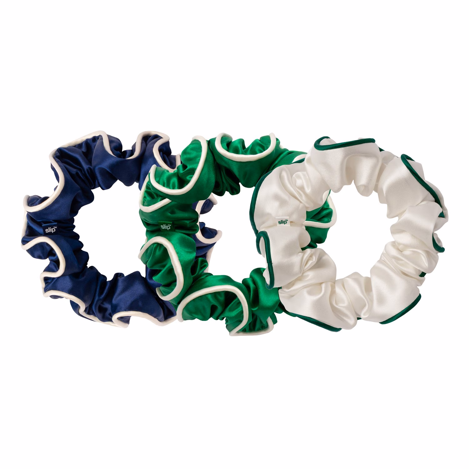 Breite Scrunchies Aus Reiner Seide - Game Day
