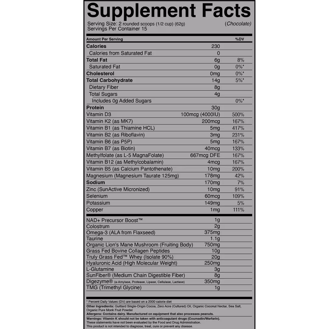 MOMENTUM  Longevity Shake Chocolate