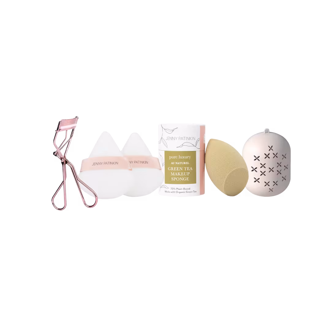 Jenny Patinkin  Beauty Basics Makeup Tool Set | Foundation Tools & Eyelash Curler Kit