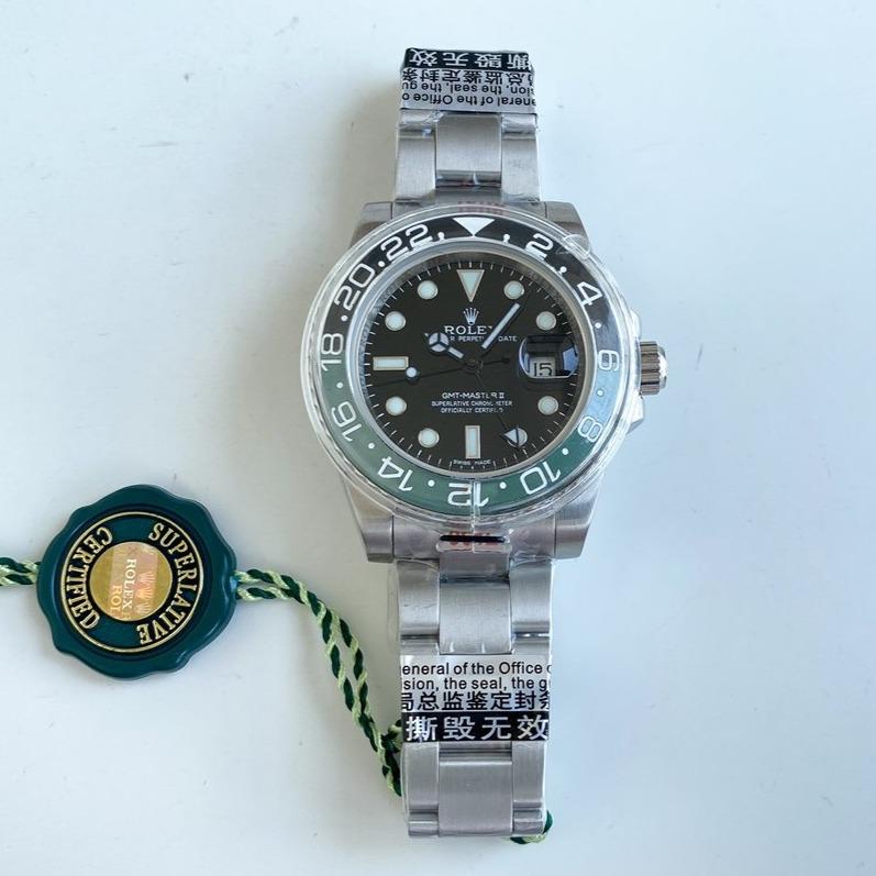 Rolex Watch GMT-MASTER II CUSTOM GREEN BLACK BEZEL LIMITED EDITION Watch