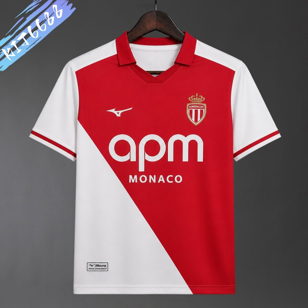 2026/2027 Monaco Home Football Shirt (Fan Edition)