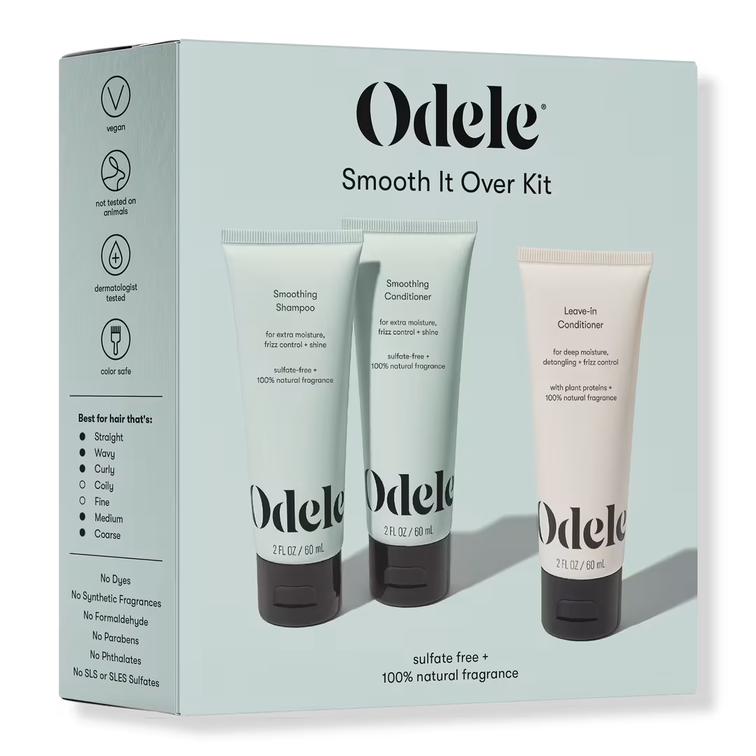 Odele  Smooth it Over Kit for Shine + Frizz Control