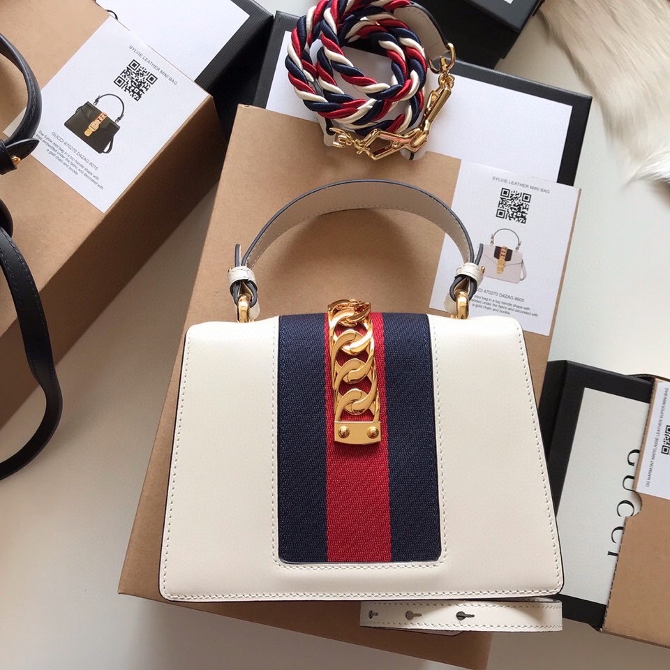 Gucci Sylvie Small top handle bag 470270