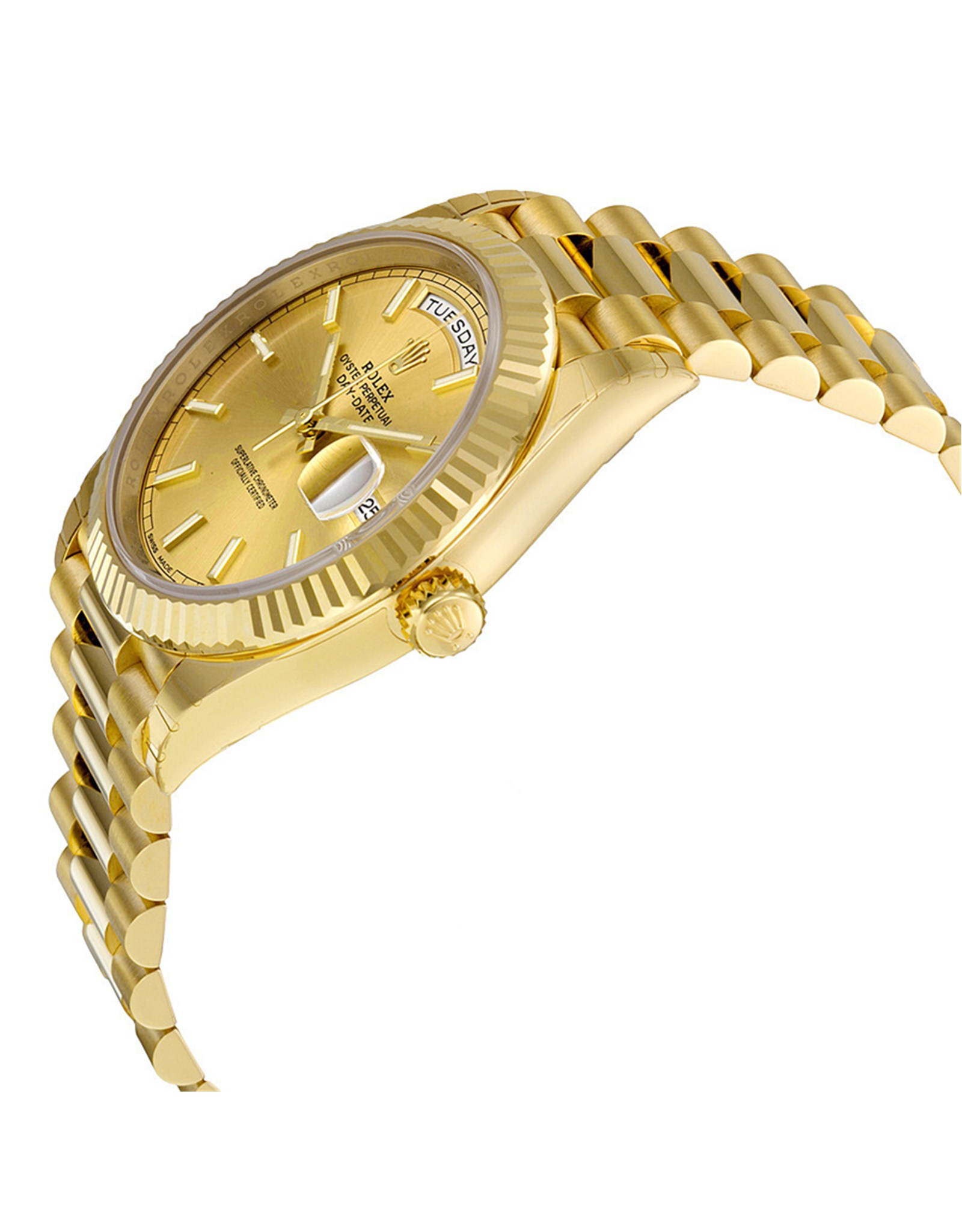 Replica Rolex Day Date Gold Men's Luxury Watch 228238 40MM