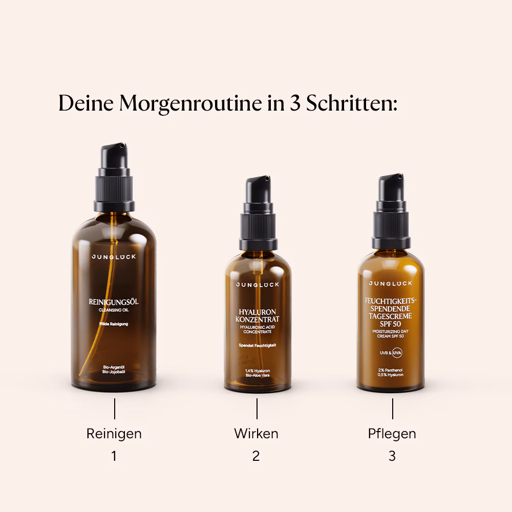 Set Trockenheit reduzieren mit SPF 50