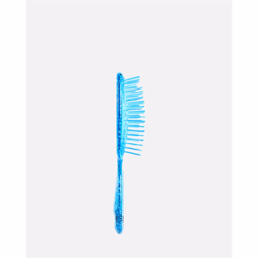 Detangling Hair Brush Mini Glitter - Sapphire