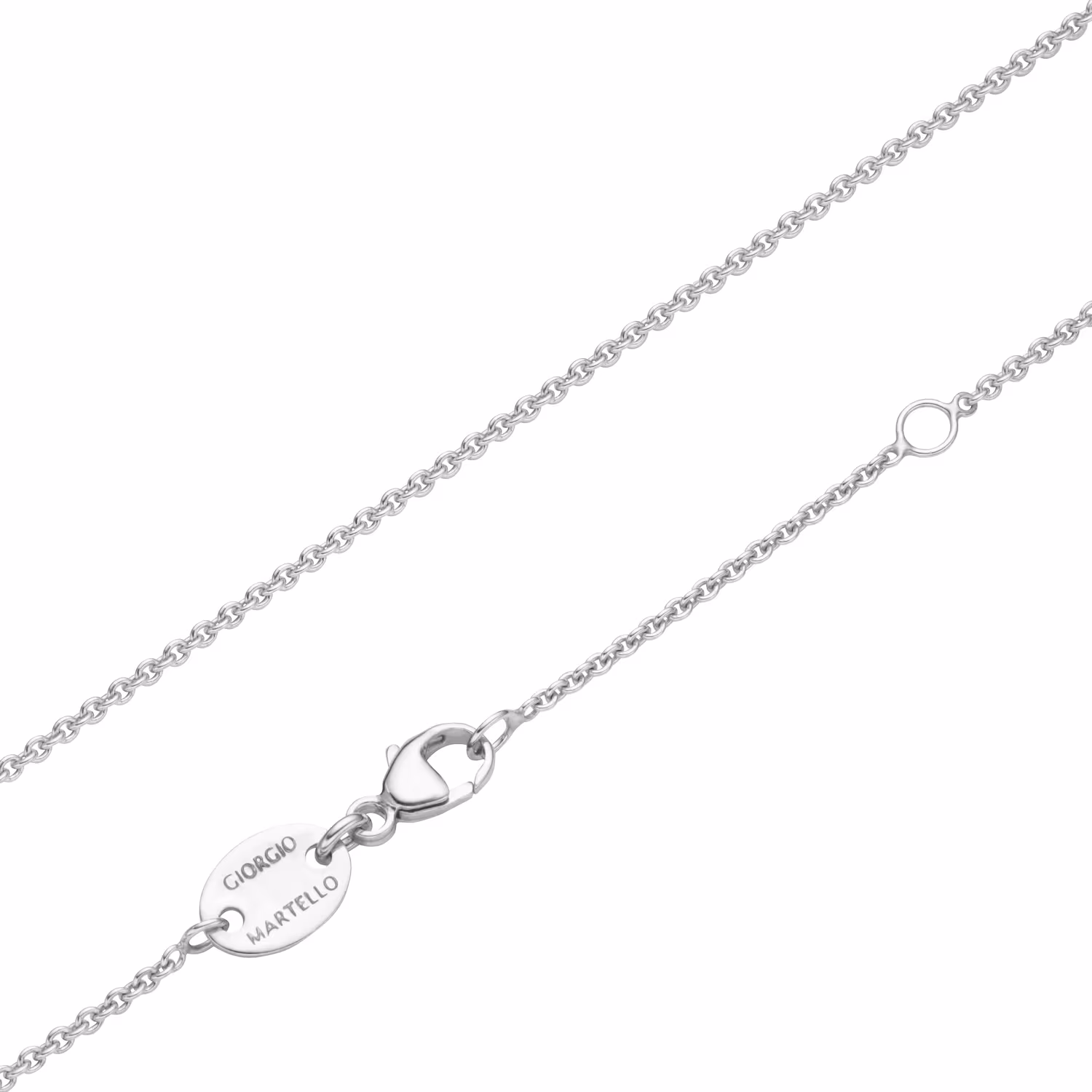 Kette 2-teiliges Set mit Anhänger und Ohrst. in Tropfenform, Si. 925