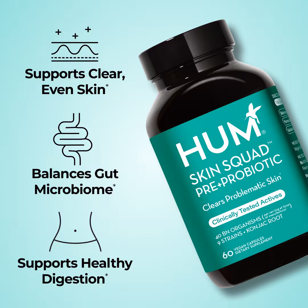 Hum Nutrition  Skin Squad Pre + Probiotics For Clear Skin