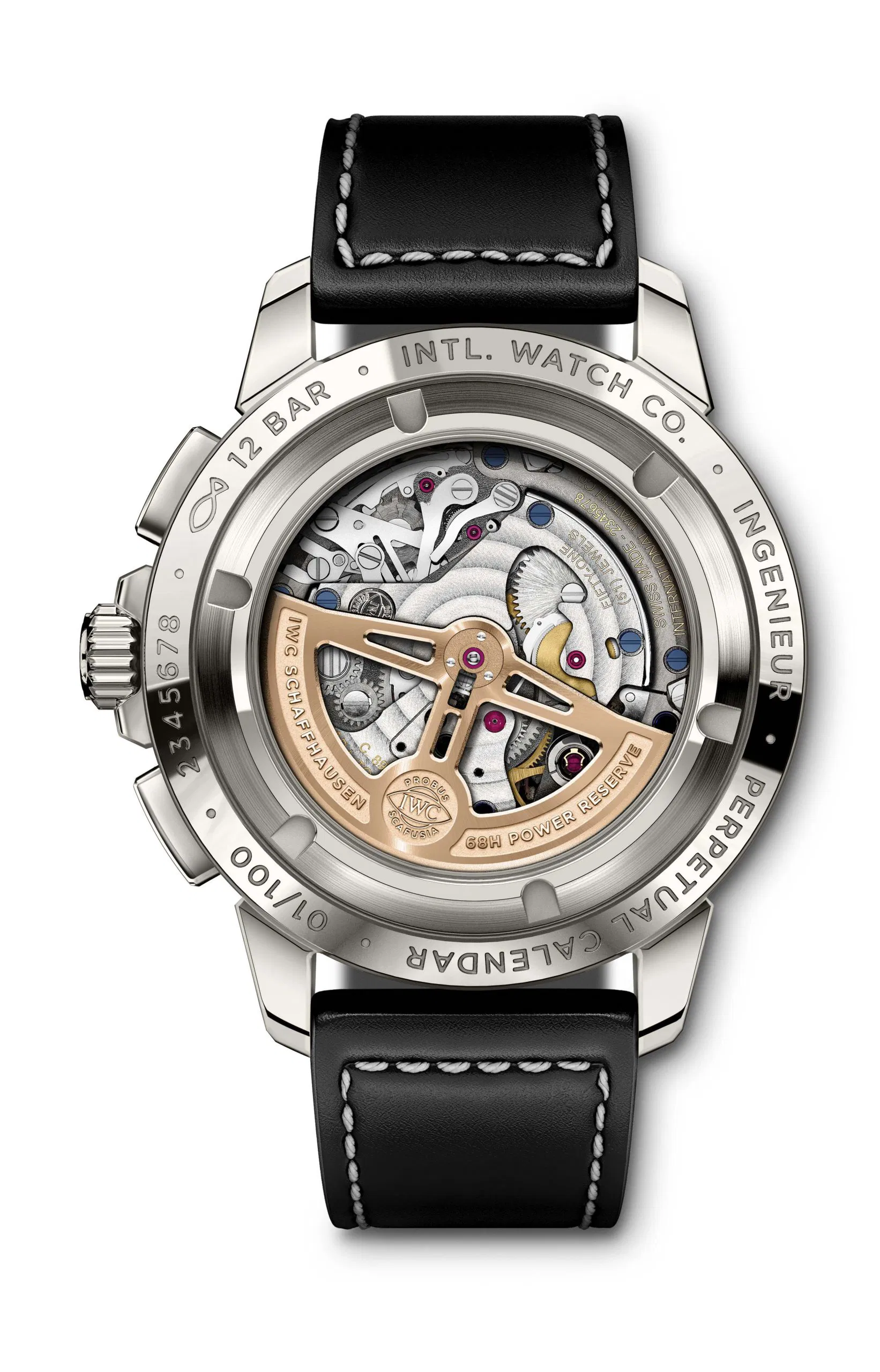 IWC Ingenieur perpetual calendar digital date month iw381802