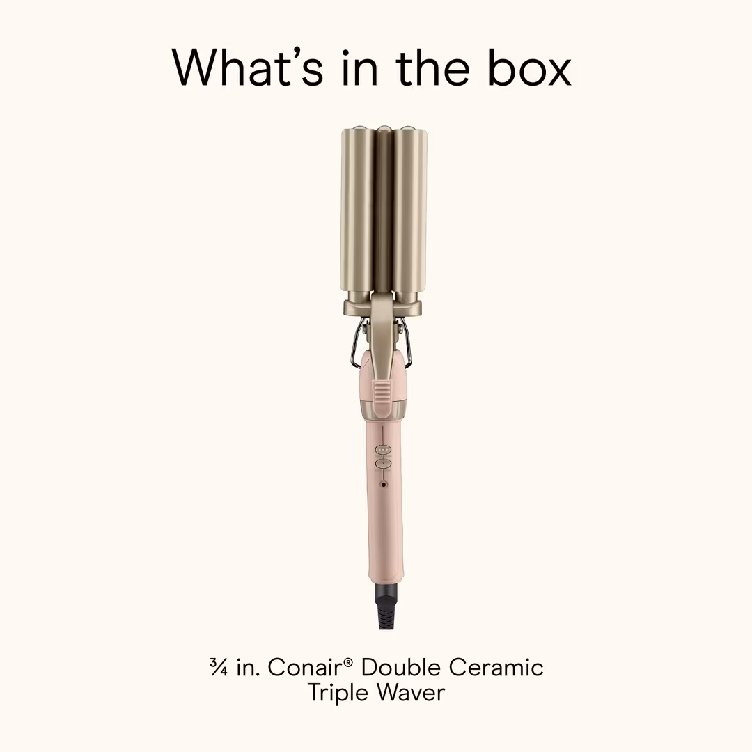 Conair  Double Ceramic Triple Barrel Waver