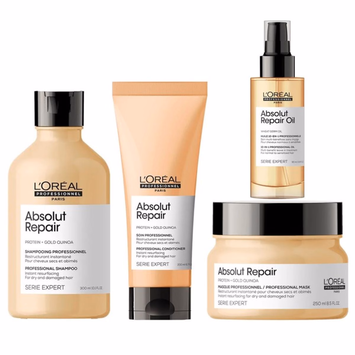 Absolut Repair 4er Set (Shampoo / Conditioner / Maske / Öl)
