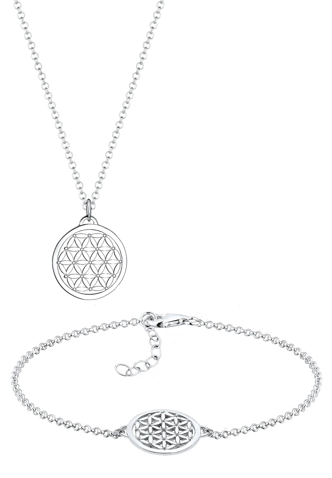 Lebensblume 925 Sterling Silber