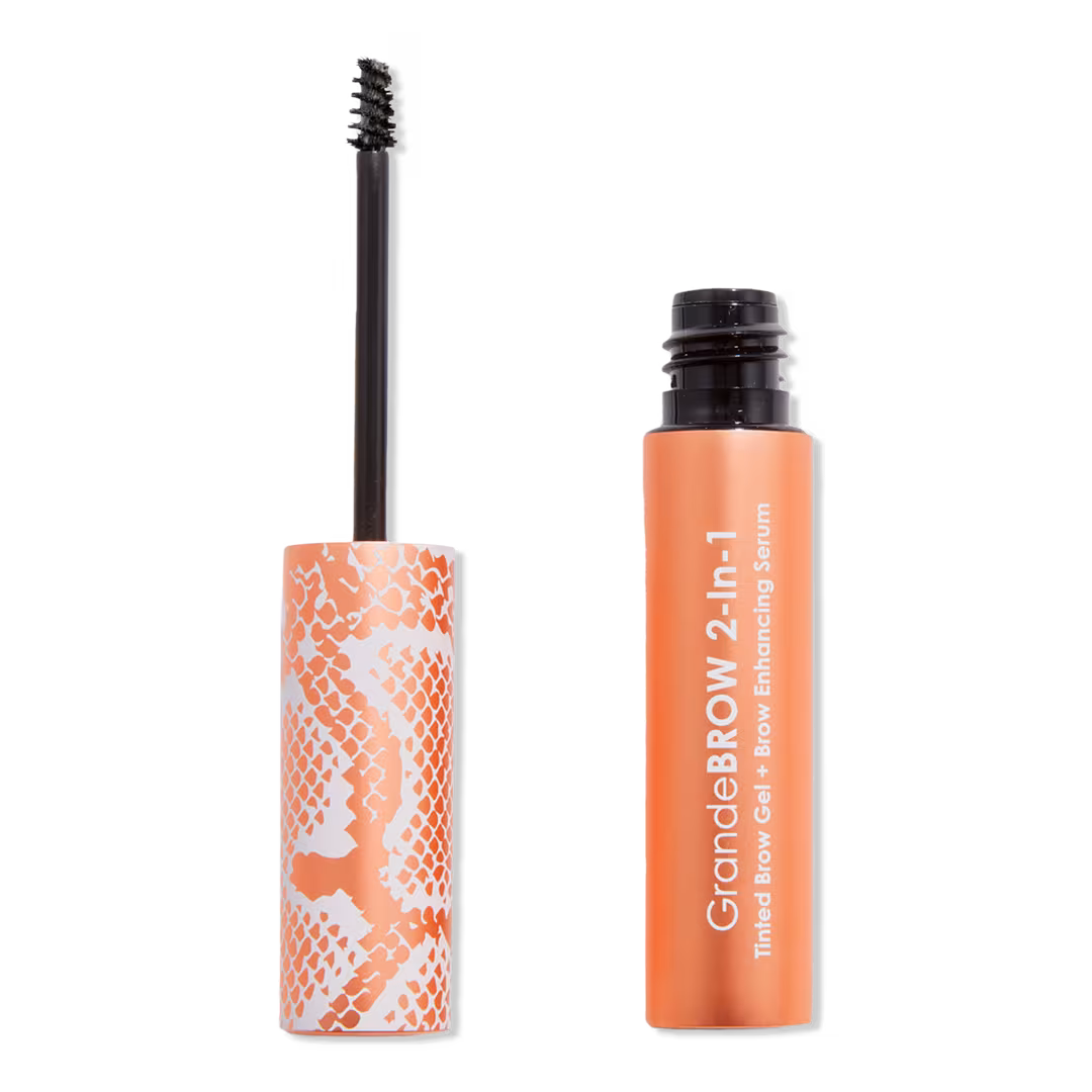 Grande Cosmetics  Travel Size GrandeBROW 2-in-1 Tinted Brow Gel + Brow Enhancing Serum