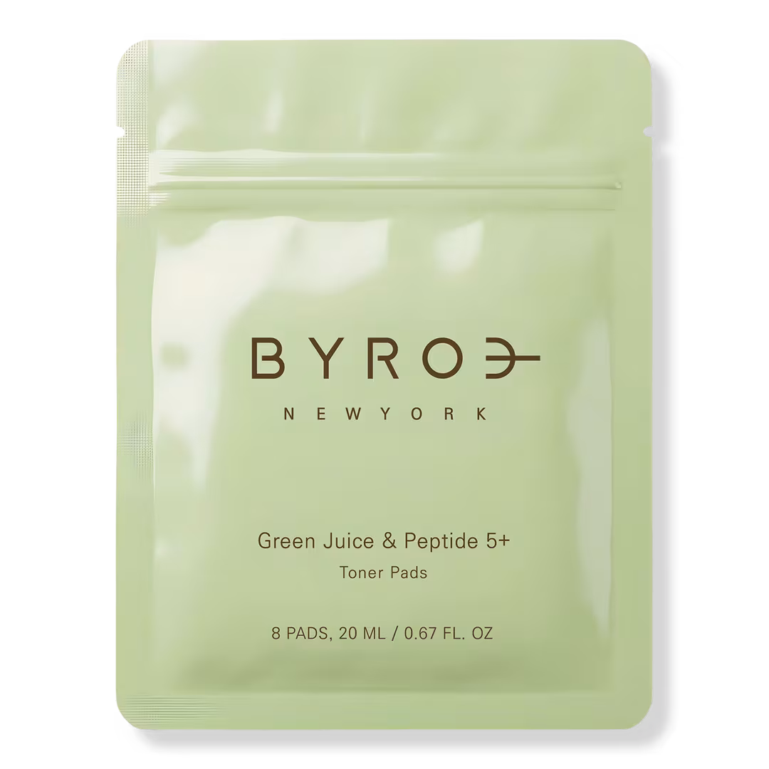 BYROE  Green Juice & Peptide 5+ Toner Pads