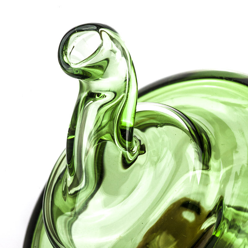 Green Disc Glass Carb Cap