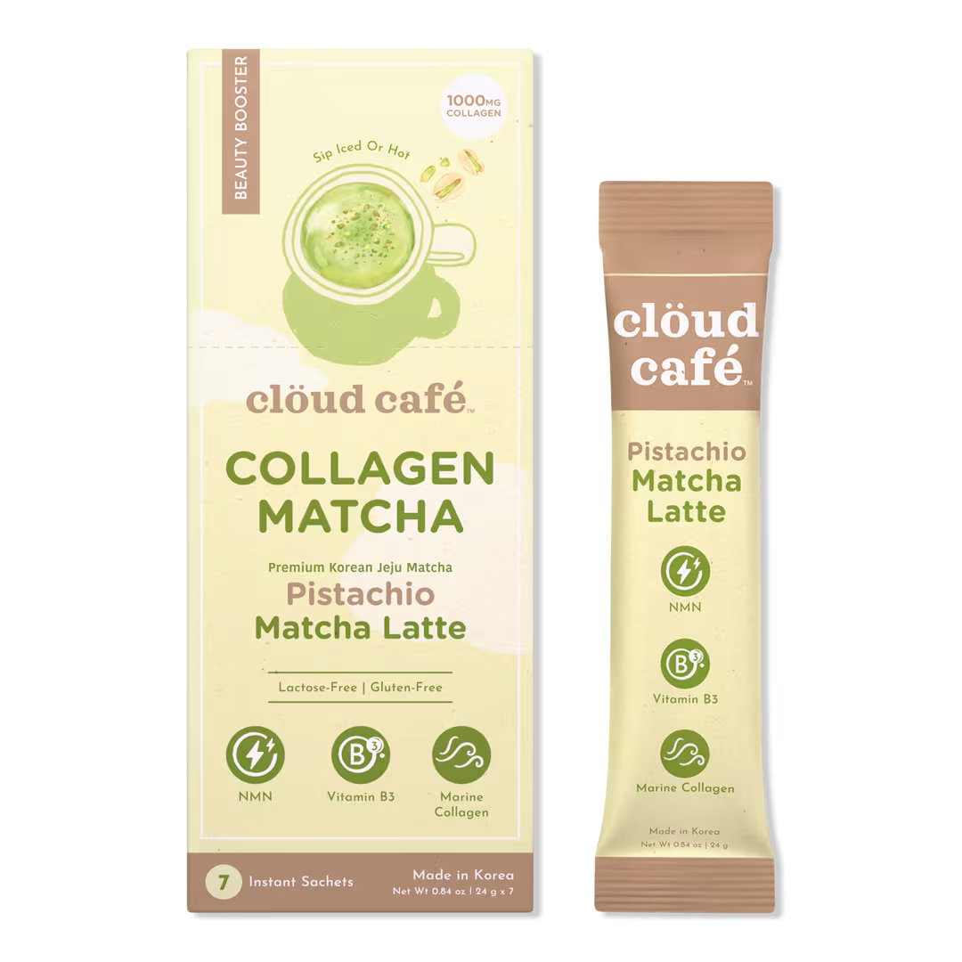 clöud café  Pistachio Matcha Collagen-Infused Beauty Booster